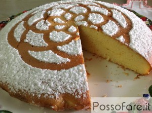 torta morbida al limone