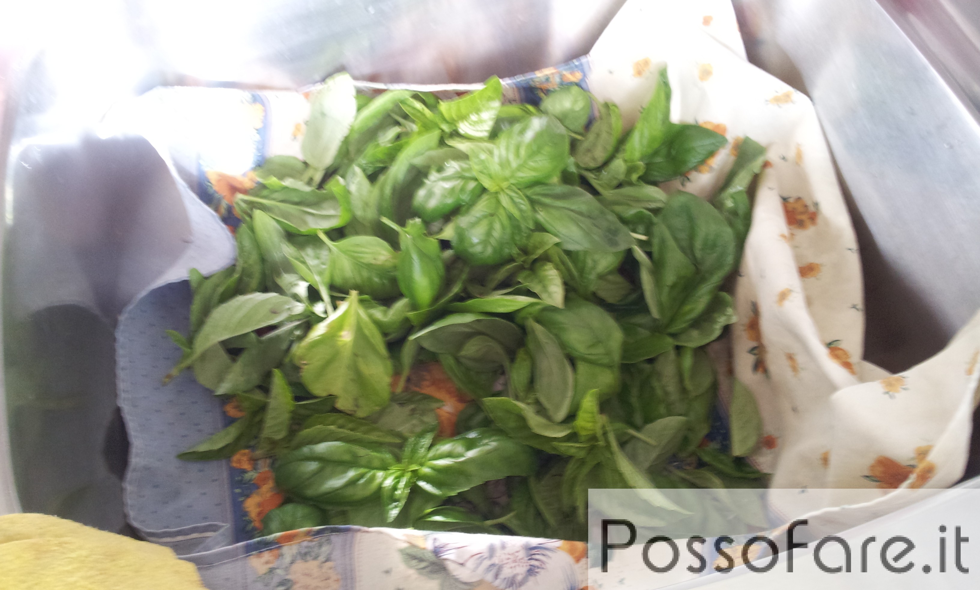 Il pesto fatto in casa con le noci