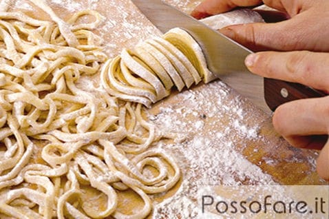 Tagliolini fatti in casa in modo semplice e veloce