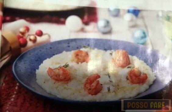 Risotto con burrata al tartufo e mazzancolle