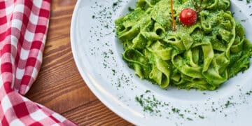 Tagliatelle al Pesto di Canapa