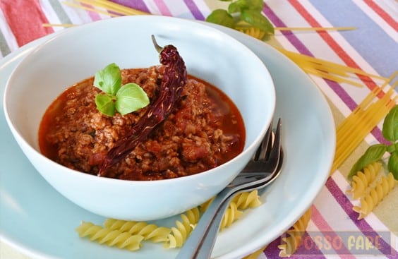 ragù di carne in pentola a pressione