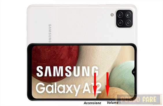 Fare screenshot Samsung A12