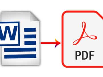 convertire word in pdf