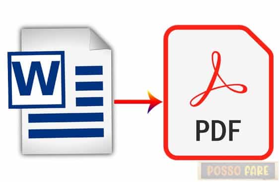 convertire word in pdf