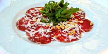 carpaccio di manzo