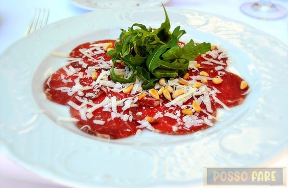 carpaccio di manzo